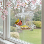 SKYVIEWFEED – Estación de alimentación para aves silvestres con ventana transparente