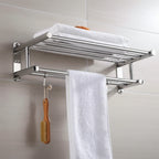 STEELRACK – Soporte de Toalla de Acero Inoxidable Ahorra Espacio y Elegante