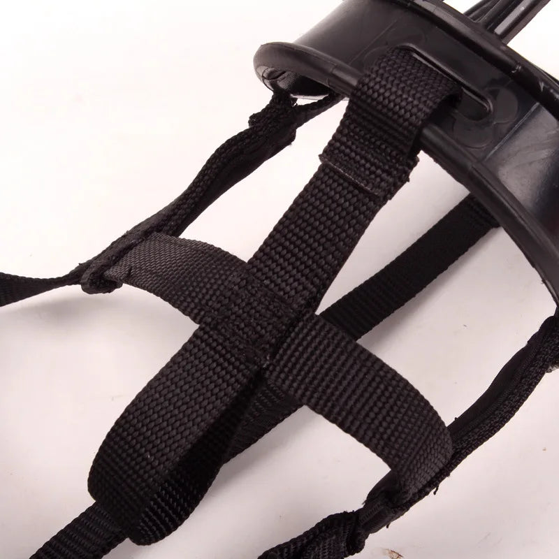 Bozal de silicona ajustable para perros