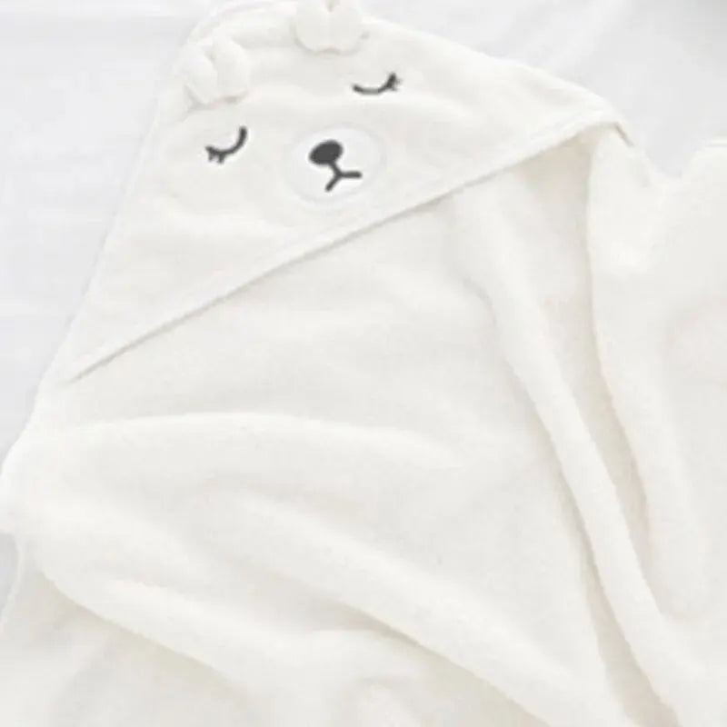 Bañera para Bebés | con Capucha y Diseño de Dibujos Animados