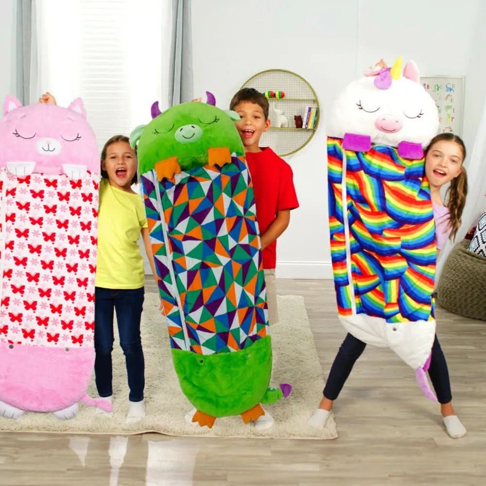 MAGICALCUDDLE – Saco de dormir de peluche 2 en 1 para niños