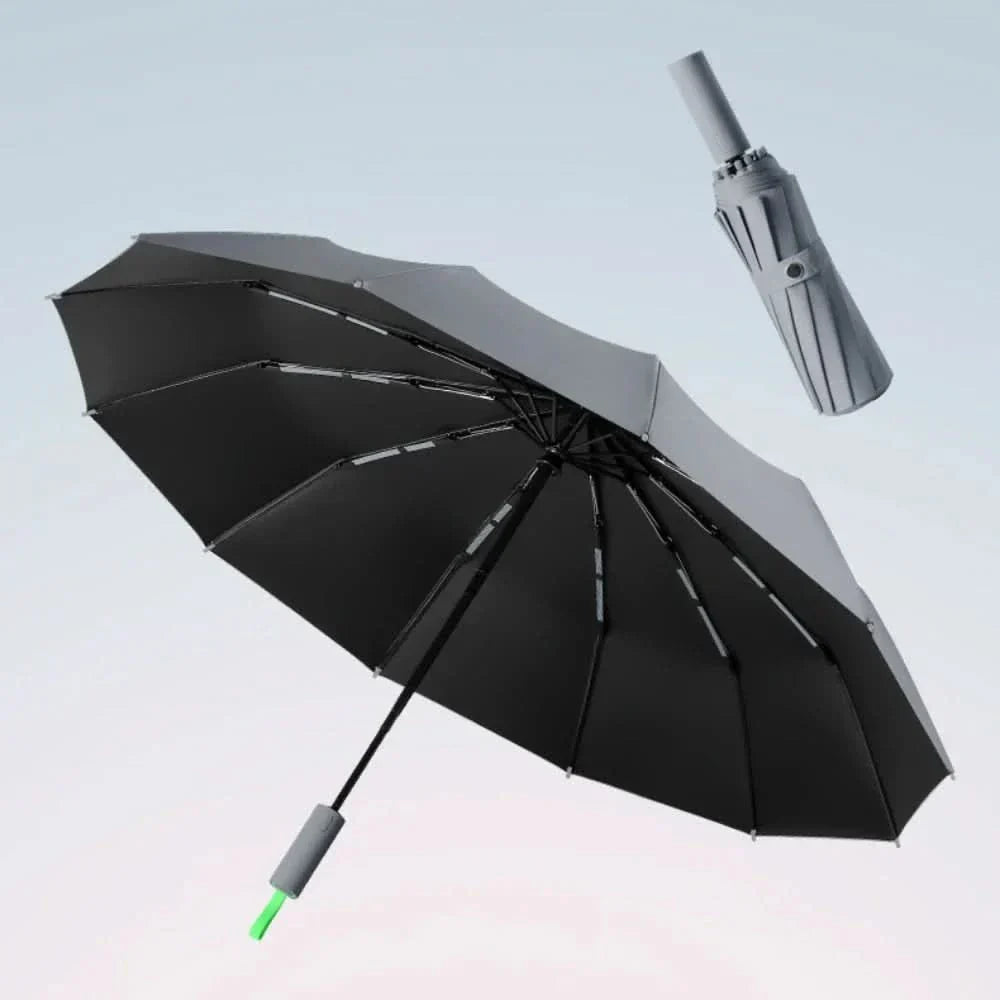 WeatherGuard – Paraguas de bolsillo resistente al viento y al agua
