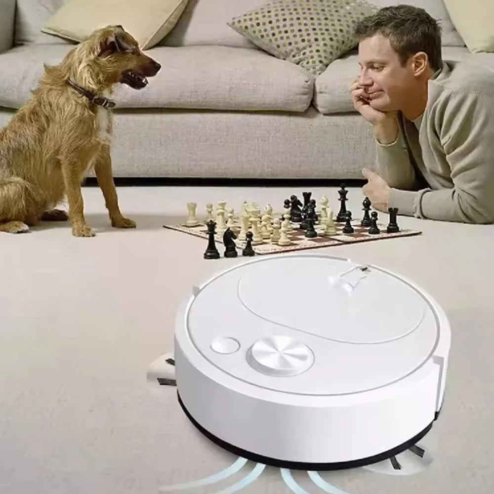 Cleanyo ProMotion Robot aspirador inteligente 3 en 1 | Potencia de 4000Pa | Barrer, aspirar y fregar | Para alfombras, baldosas y pelos de mascotas