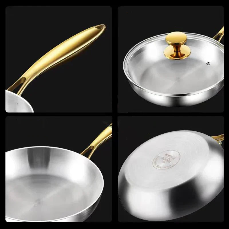 ChefSteel – Sartén de Acero Inoxidable Profesional para Gas e Inducción