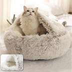 Cama de Cueva Calmante para Mascotas