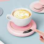 Skanto | Calentador de Tazas de Café Inteligente con Pantalla Digital