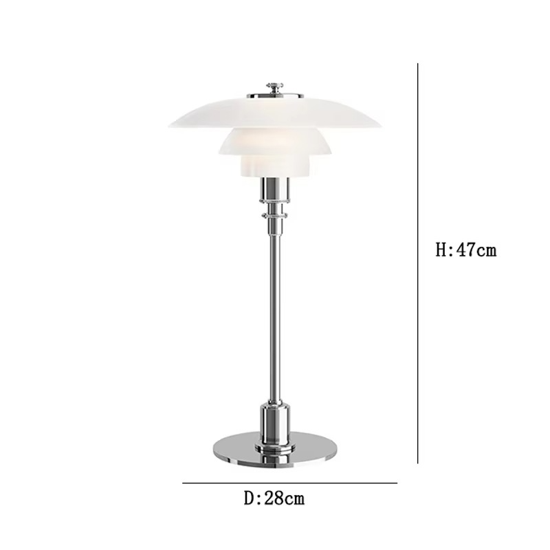 Aurivio | Lámpara de mesa de estilo retro