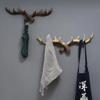 HookTine - Gancho de pared multifuncional con diseño de cuerno para decoración