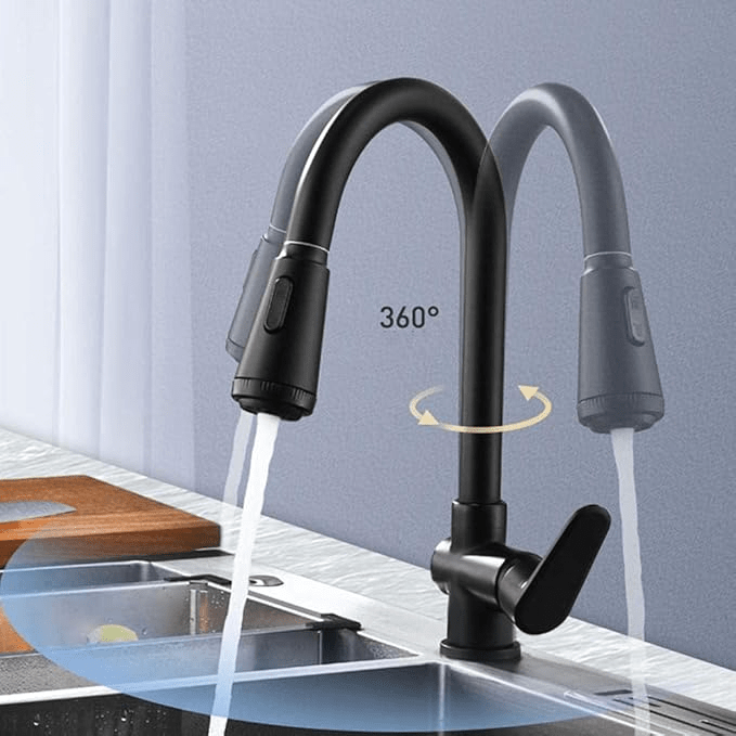 AQUAREACH – Grifo de cocina táctil con cabezal de rociado extraíble