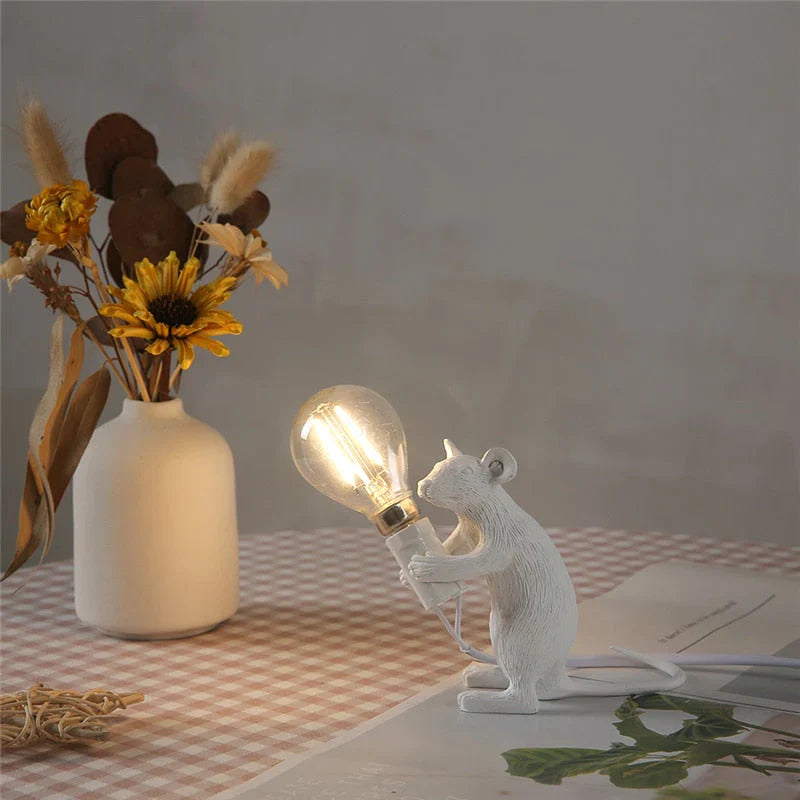 Lámpara de Mesa Ratón Adorable