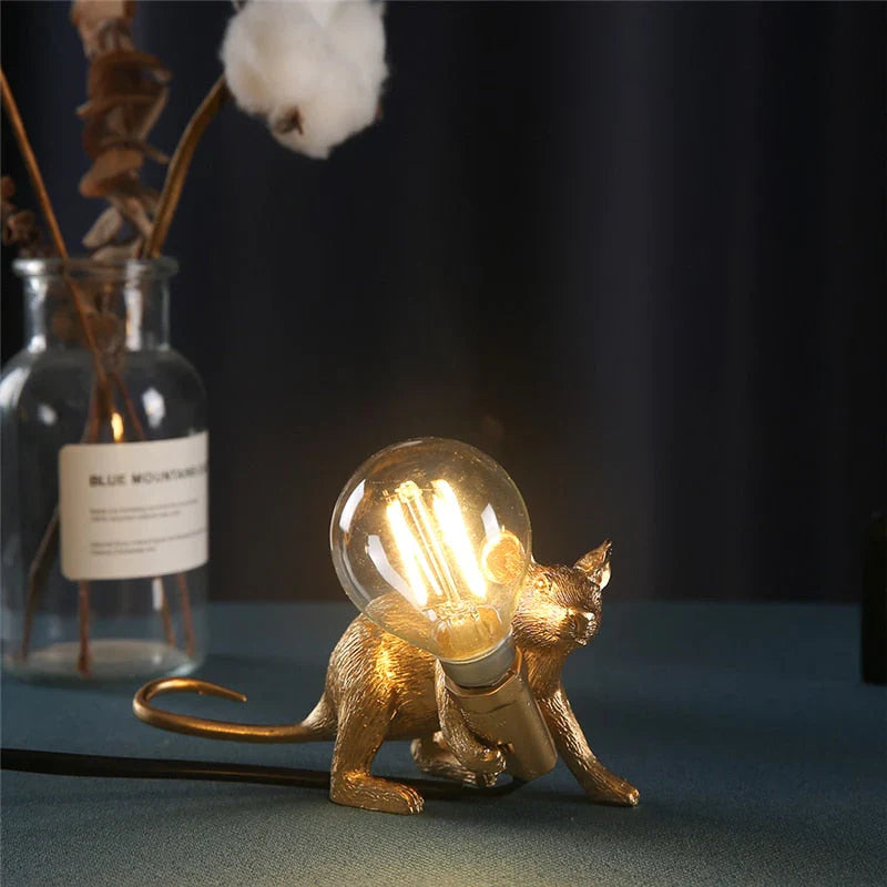 Lámpara de Mesa Ratón Adorable