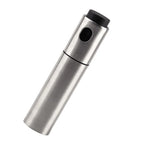 Pulverizador CULINARA FineMist | Botella de spray de acero inoxidable de 100 ml | Para aceite, vinagre y BBQ | Recargable y dosificador fino