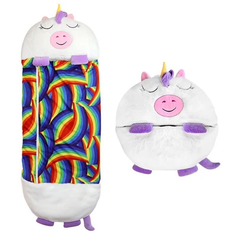 MAGICALCUDDLE – Saco de dormir de peluche 2 en 1 para niños