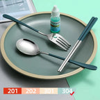 Set de cubiertos de acero inoxidable 304