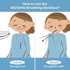 Collar de Respiración Consciente para Relajación y Alivio de la Ansiedad