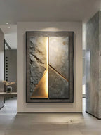 Nueva Lámpara de Pared de Porcelana LED con Textura de Roca