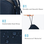 Techviva PackSafe Organizador Electrónico | 2 capas y resistente al agua | Para cables, cargadores, USB y accesorios | Compacto y portátil