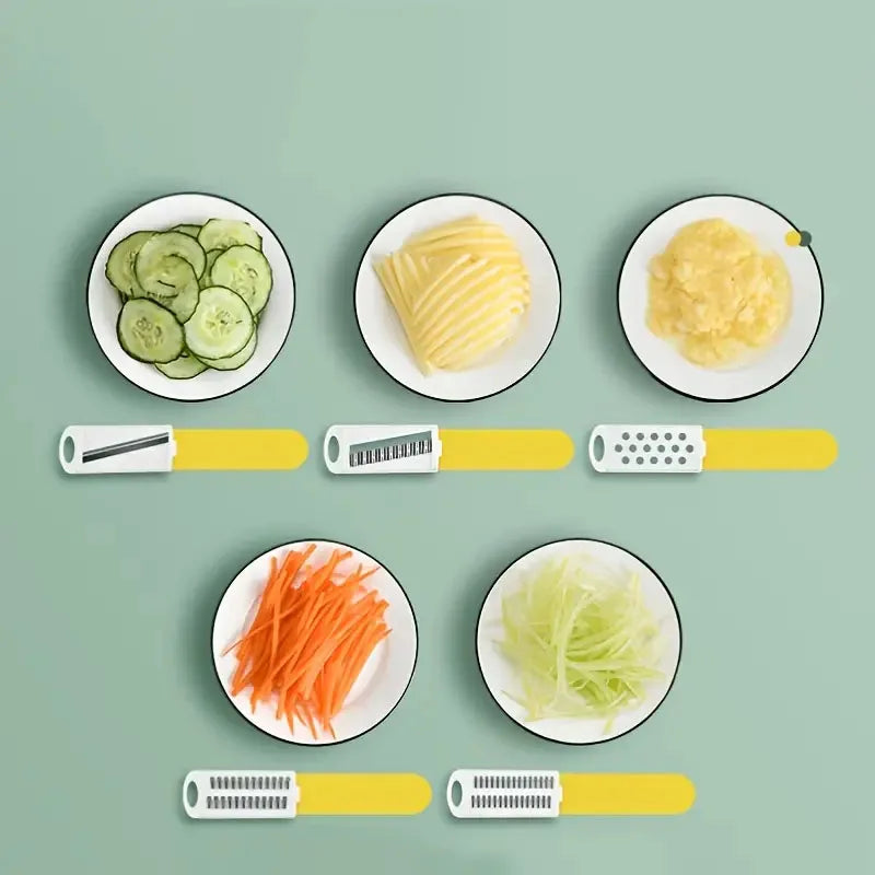 SlicePro – Mandolina multifuncional para verduras y frutas con mango