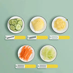 SlicePro – Mandolina multifuncional para verduras y frutas con mango