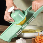 SlicePro – Mandolina multifuncional para verduras y frutas con mango