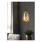 CrystalBeam Light - Lámpara Colgante LED Moderna Estrellas