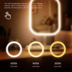 Espejo de Maquillaje LED Lumiéra | 3 Colores de Luz | Control Táctil | Diseño Moderno