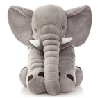 Cojín de Bebé Elefante Abrazo – Suave, Agradable y Cómodo