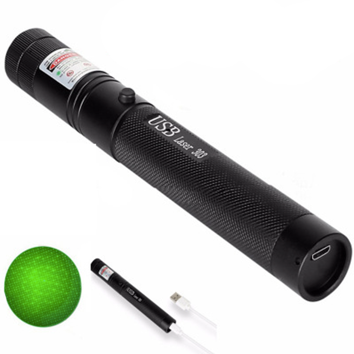 Zelara-Power Laserpointer 303 - Puntero láser USB visible recargable de alta potencia