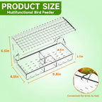 SKYVIEWFEED – Estación de alimentación para aves silvestres con ventana transparente