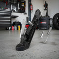 RIDERPRO - Soporte de Caballete de Metal de Alta Resistencia para Motocicleta, Soporte de Estacionamiento Lateral Estable