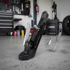 RIDERPRO - Soporte de Caballete de Metal de Alta Resistencia para Motocicleta, Soporte de Estacionamiento Lateral Estable