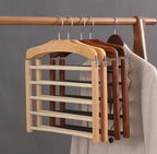 FlexiHang - percha de madera práctica para un almacenamiento inteligente