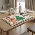 SNOWMATIQ – Alfombrilla de cocina navideña para secado y decoración