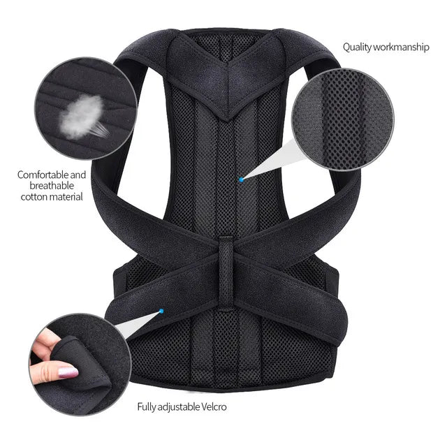 Cinturón Corrector de Postura con Soporte Lumbar