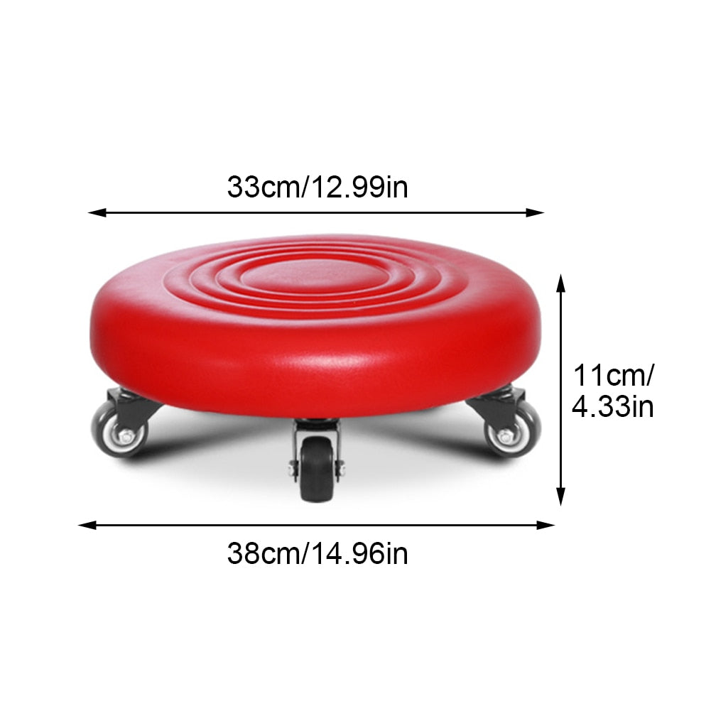 Taburete con ruedas y giro de 360 grados
