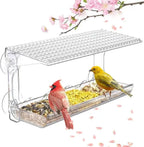 SKYVIEWFEED – Estación de alimentación para aves silvestres con ventana transparente