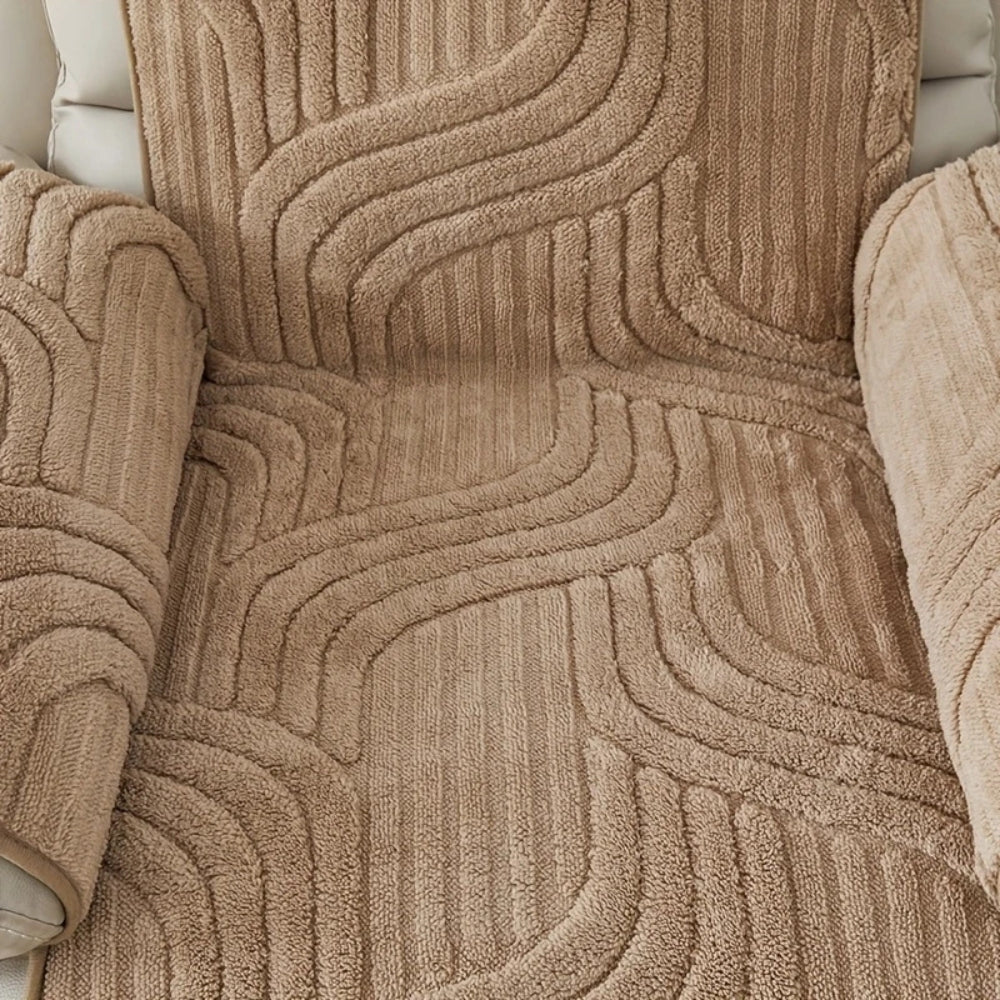 Funda de Sofá Recliner Antideslizante de Terciopelo Silven