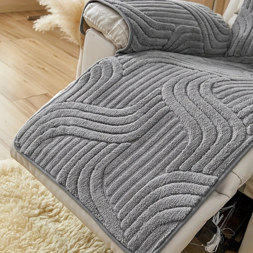 Funda de Sofá Recliner Antideslizante de Terciopelo Silven
