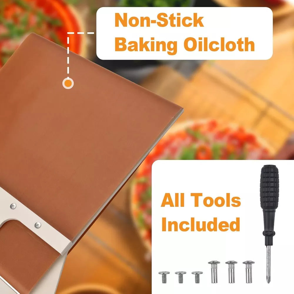 Sliding Pizza Peel – Easily Transfer & Serve Your Pizza