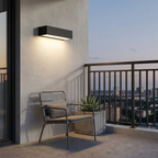 Lámpara de Pared Solar LED – Lámpara Minimalista para Exterior con IP65