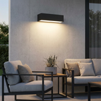 Lámpara de Pared Solar LED – Lámpara Minimalista para Exterior con IP65