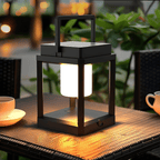 Lámparas Solares Modernas para Exteriores con Brillo Ajustable para Camping o Jardín