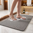Alfombra de Ducha Texturizada Antideslizante - Estilo Lufa