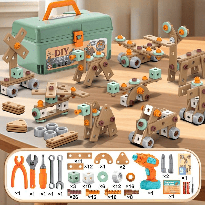 BUILDMASTER – Juego de herramientas para niños creativos a partir de 3 años
