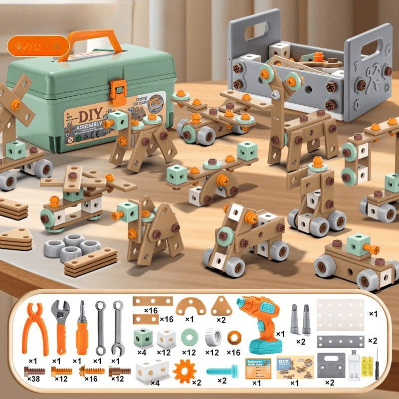 BUILDMASTER – Juego de herramientas para niños creativos a partir de 3 años
