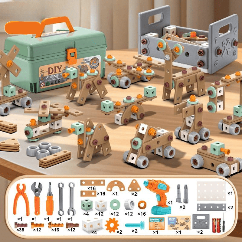 BUILDMASTER – Juego de herramientas para niños creativos a partir de 3 años