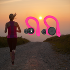 Auriculares Deportivos Impermeables AudioActive – 20 Horas de Reproducción y Bluetooth