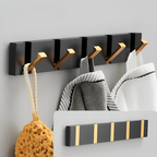 Gancho de pared autoadhesivo plegable de aluminio
