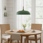 Lámpara Colgante Haft - Iluminación de Cocina Escandinava con Madera y Hierro