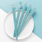 DineLux – Juego de Palillos de Lujo con Diseños Refinados (5 Pares)